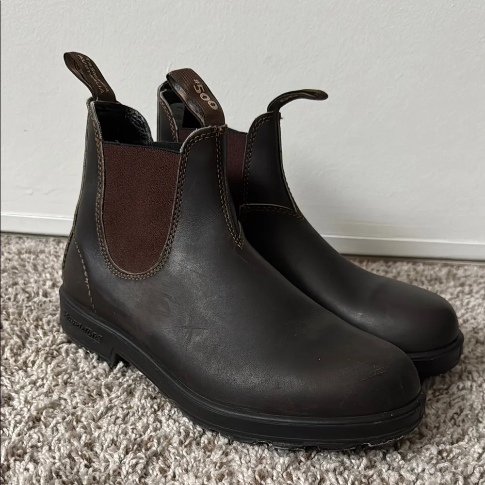 Blundstone 8.5 Original 500 Chelsea Men's Brown Leather Boots
